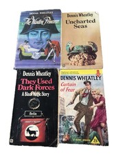 Dennis Wheatley Books Bundle Vintage X 4 Inc 1 Hardback D9