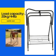 Folding Saddle Rack on wheels