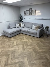 Grey Furniture Village Cory Classic Back Corner Chaise Sofa - Delivery Available