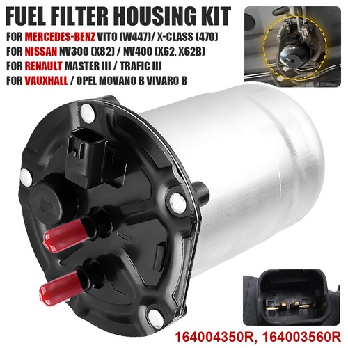 Fuel filter housing for - w/,