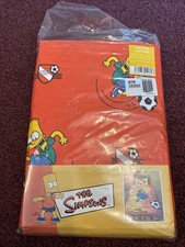 The Simpson BART Simpsons Orange Curtains And Tiebacks