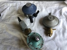 JOB LOT OF  3 x  GAS BOTTLE REGULATORS BUTANE PROPANE  CAMPING MOTORHOME CARAVAN
