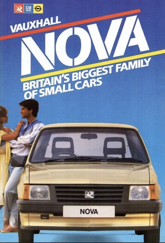 Genuine opel vauxhall nova - opel,