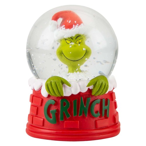 Grinch christmas snow globe - christmas,
