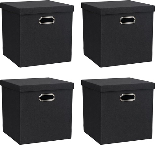 Storage box with lid - ,, linen