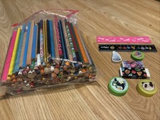 Huge Pencil bundle with 2 small rulers 4 erasers 2 pencil sharpeners