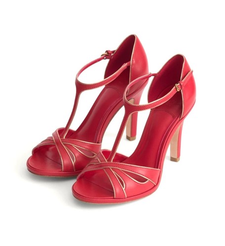 Zara kate moss - red, gold