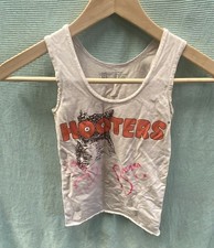 Hooters XXsmall Vest top Worn and Signed By Brogan