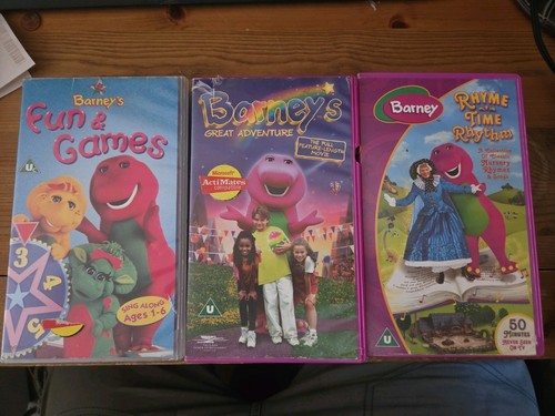Barney the dinosaur vhs bundle - dinosaur,