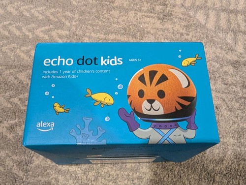 Amazon echo dot kids tiger - echo,