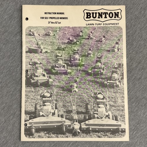 Vintage bunton self propelled - vintage,