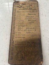 Jaguar 1958 car log book RF60 memorabilia collectors item man cave