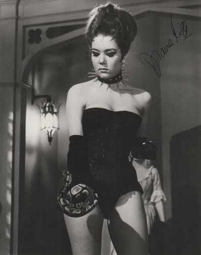 Diana rigg signed - diana,