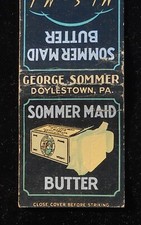 1930s Sommer Maid Butter Every
