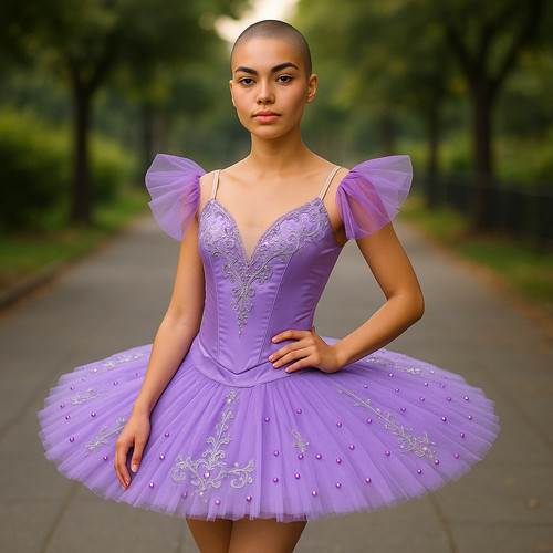 Ballet tutu pancake - ballet, lilac