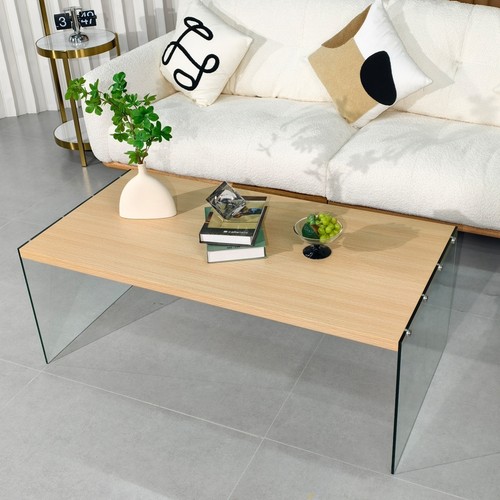 Tempered glass coffee table - tempered,