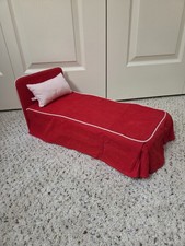 Molly's Red Doll Bed with