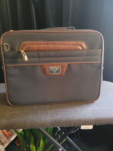 Vintage antler briefcase - antler,
