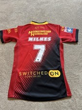 Match Worn Castleford Tigers 2025 Tribute Shirt - Milnes