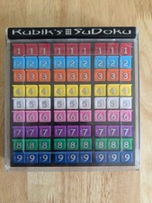 Vintage Rubik's Sudoku Numbers Puzzle Strategy Game Seven Towers Ltd Rubiks Cube