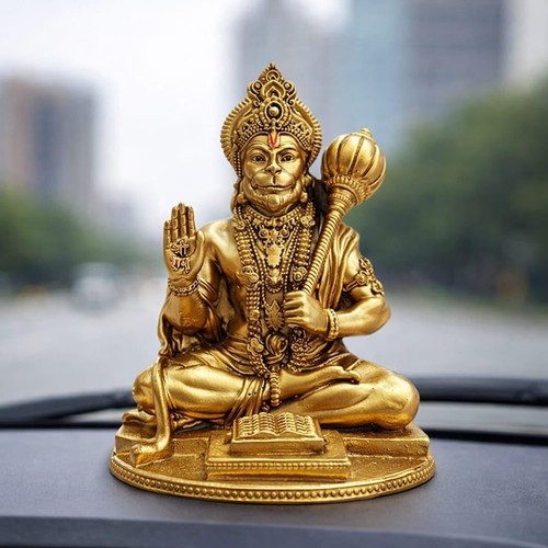 Solid lord hanuman idol statue - solid,