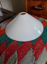 VINTAGE ART DECO WHITE OPALINE