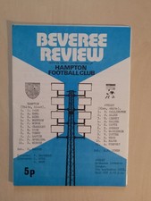 Hampton v Aveley, Isthmian