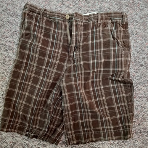 Men hollister brown plaid - men's,