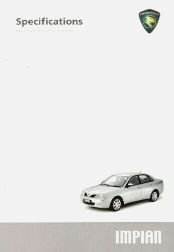 Proton impian specifications - impian,