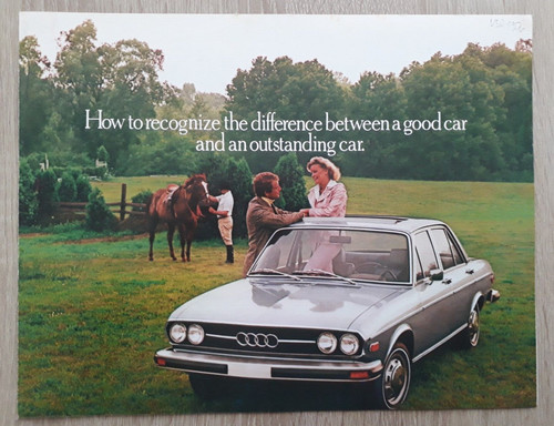 Audi 100 saloon - ls, brochure