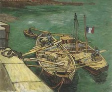 Pier With Men Downloading The