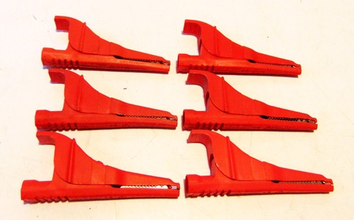 Megger crocodile croc clip red - crocodile,