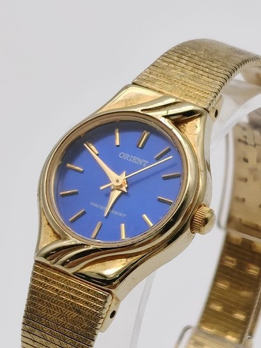 Orient blue dial watch - orient,