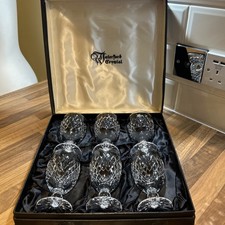 Vintage Waterford Colleen Crystal Glasses Sherry Wine Still boxed & unused