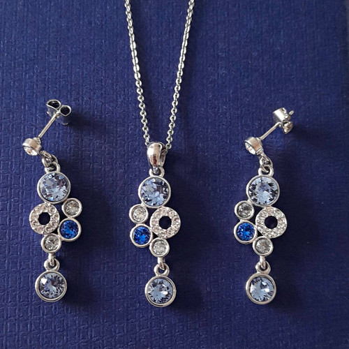 Swarovski blue crystal - swarovski,