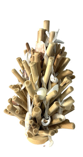 Driftwood christmas tree with - christmas,