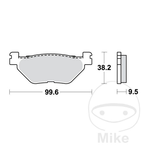 Trw standard brake pads altn - standard,