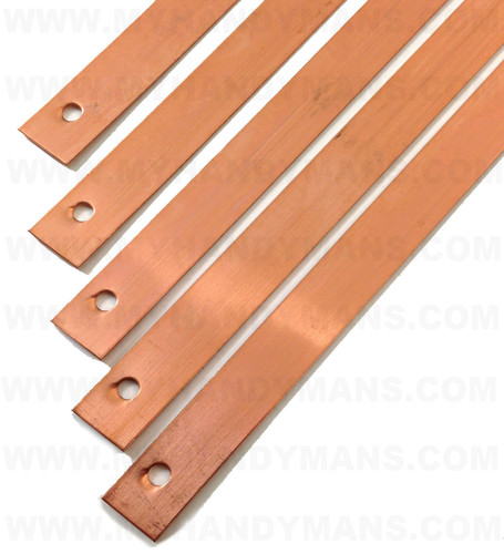 Copper slate roofing straps - copper,
