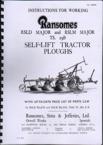 Ransomes rsld major - major, rslm
