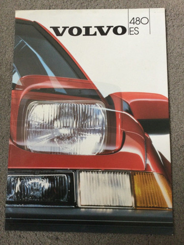 Volvo 480 brochure c1986 87 - volvo, c1986/87