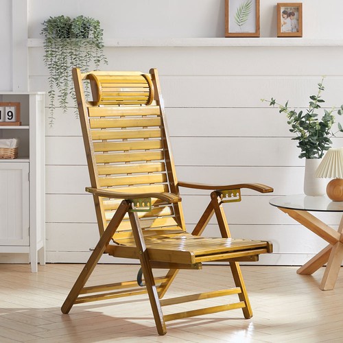 Wooden slat sun lounger deck - lounger,