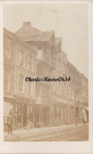 SCARCE CDV TEWKESBURY HIGH STREET. SWAN HOTEL VICTORIAN PHOTO TUDOR BUILDING