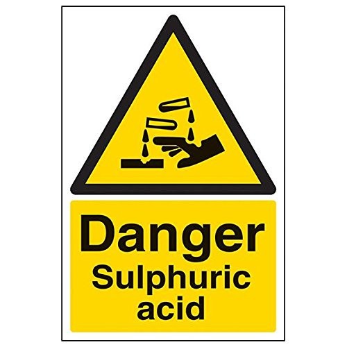Danger sulphuric acid sign - sulphuric,