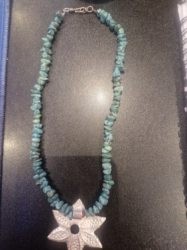 Vintage genuine turquoise chip - vintage,