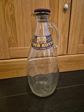 Vintage Whiteways Cyder Royal of Devon Glass Flagon with Original Cork