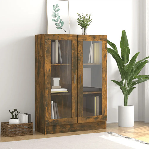 Walplus vitrine cabinet smoked - vitrine,
