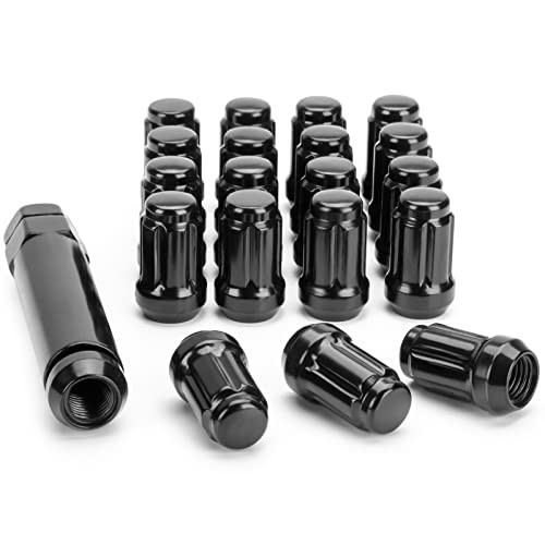 20pack m12x1 lug nuts black - m12x1.5,