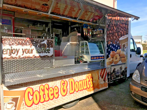 Catering van food - catering, truck