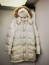 HUGO BOSS White Down Parka