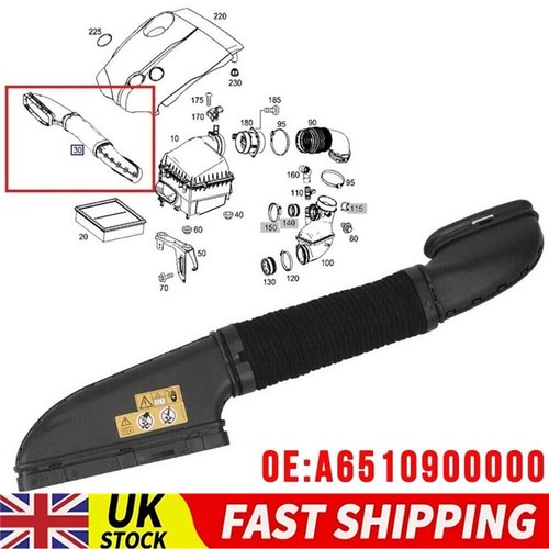 Air intake hose for mercedes - intake,